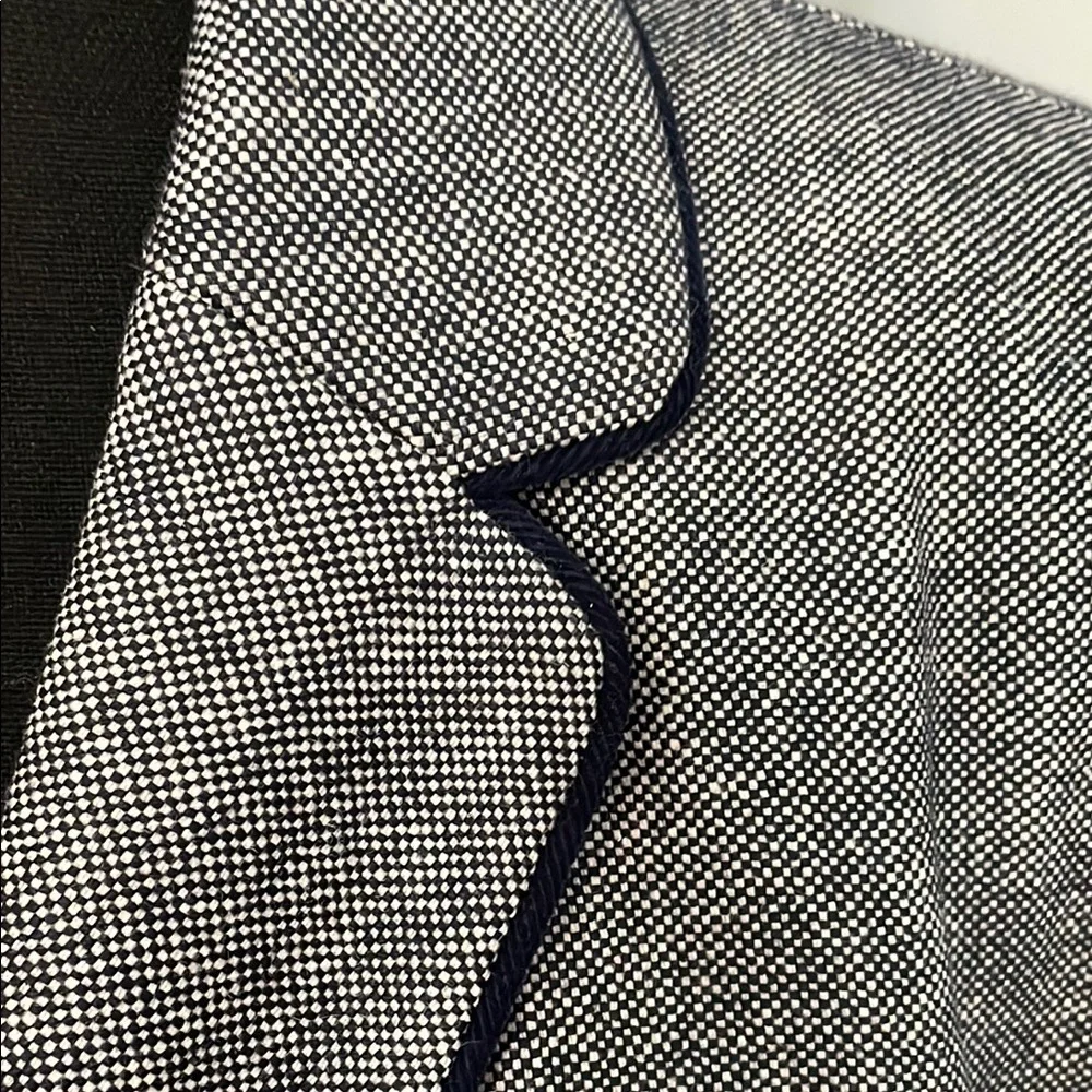 GAP Wool Blend Navy Uniform Academy Blazer with Polka Dot Lining - Picture 8 of 12